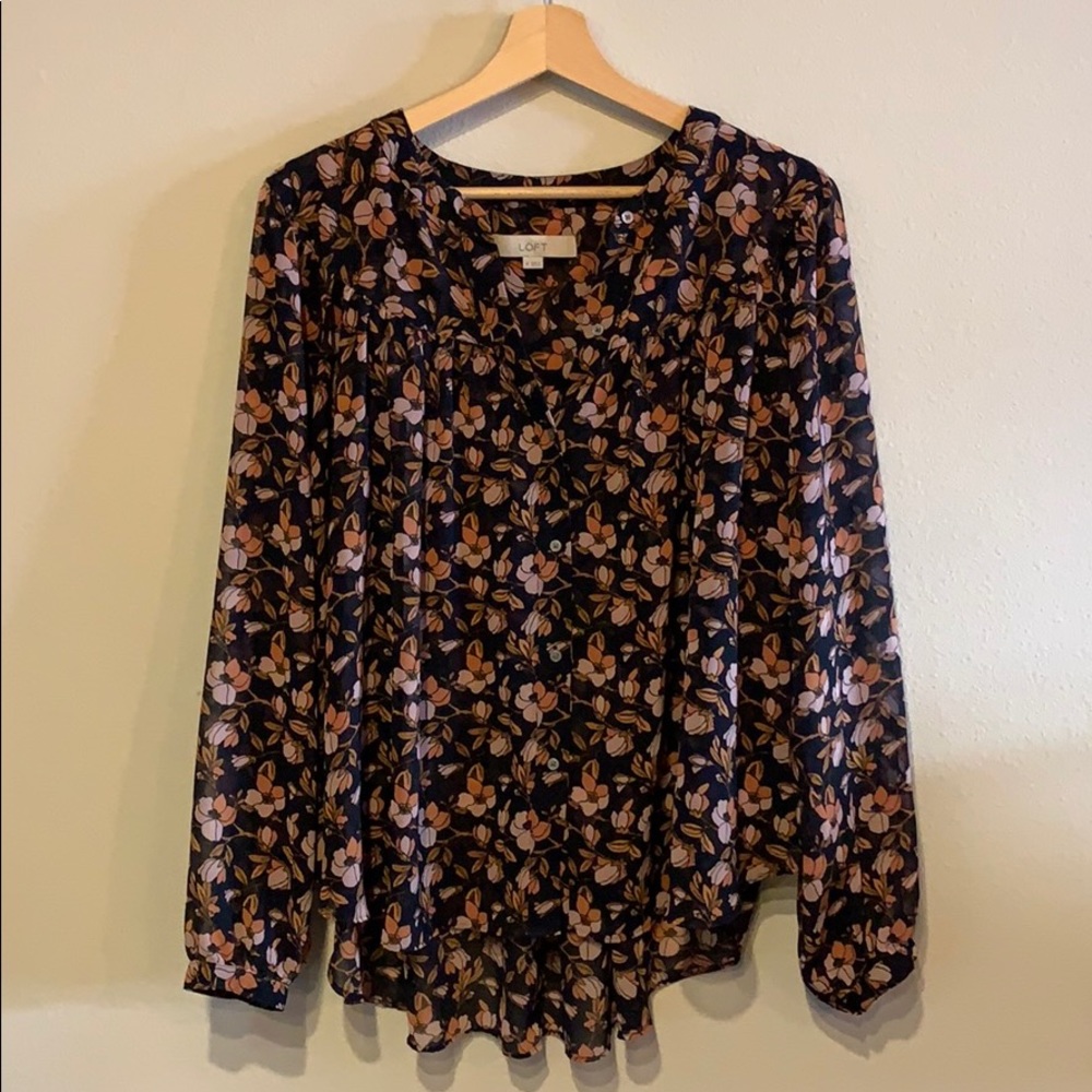 Floral LOFT blouse